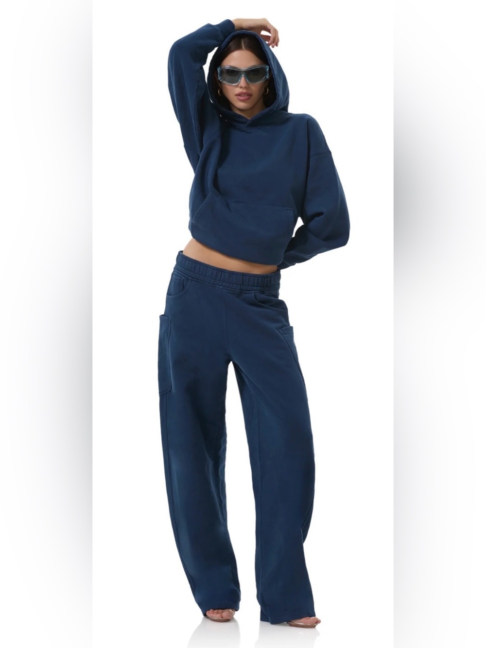 AFRM Ryan barrel sweatpants midnight blue navy small